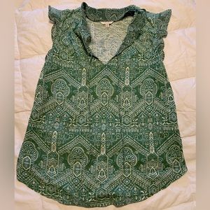 Lucky Brand Blouse - Small - Green - EUC